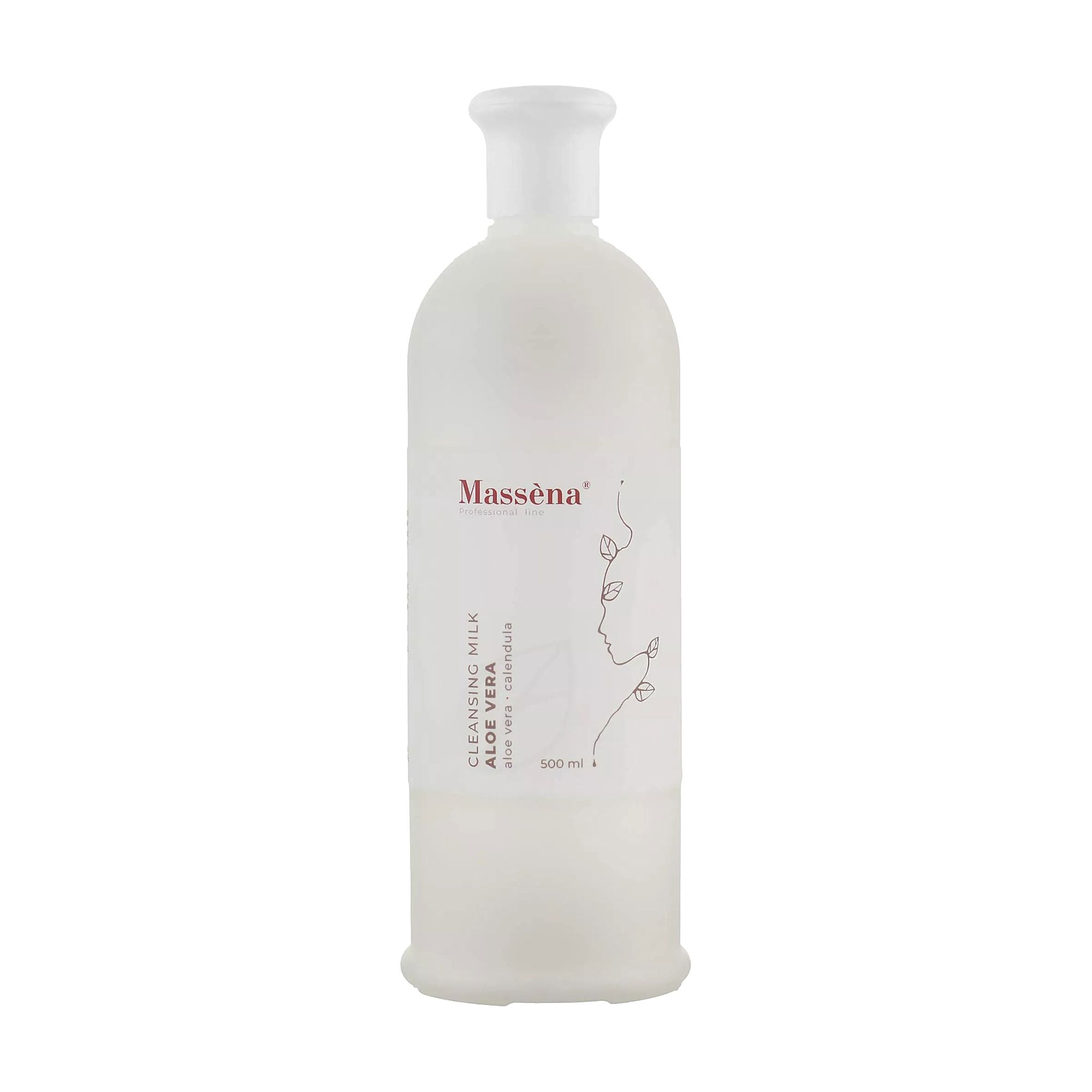 Очищувальне молочко для обличчя Massena Cleansing Milk з алое вера, 500 мл